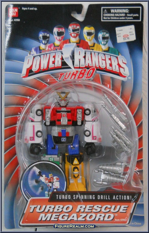 turbo megazord toys