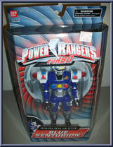 Blue Senturion from Power Rangers Turbo - Repeating Action manufactured by Bandai [Front]