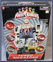 Deluxe Turbo Megazord from Power Rangers Turbo - Basic Series manufactured by Bandai [Front]