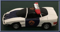 Robo Racer from Power Rangers Turbo - Real Metal Turbo Rangers Vehicles manufactured by Bandai [Loose]