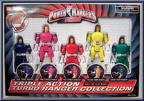 Triple Action Turbo Ranger Collection from Power Rangers Turbo - Basic Series manufactured by Bandai [Front]
