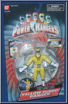 Yellow Turbo Ranger from Power Rangers Turbo - Turbo Shifter manufactured by Bandai [Front]