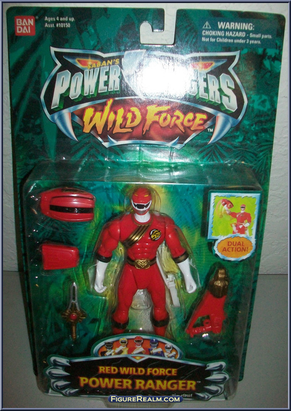 Red Wild Force Power Ranger - Power Rangers Wild Force - Basic Series -  Bandai Action Figure