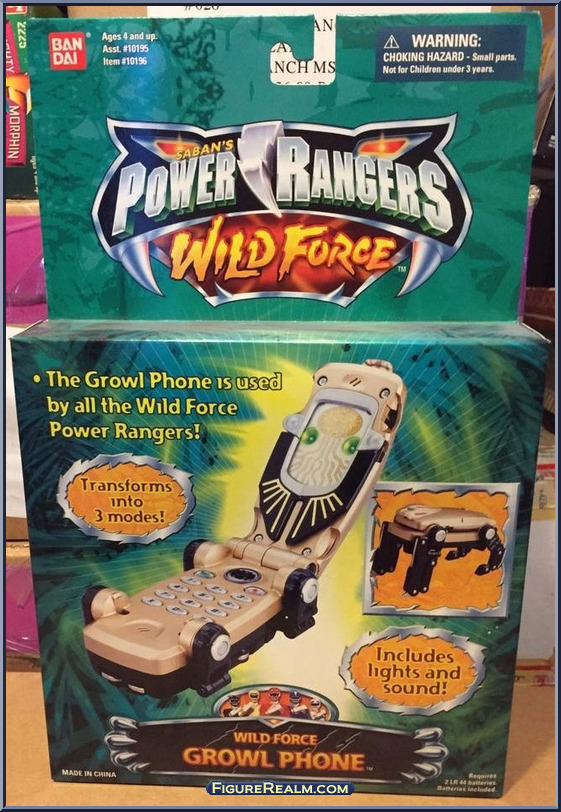 power rangers wild force growl phone