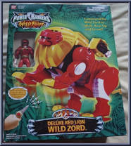 Deluxe Red Lion Wild Zord from Power Rangers Wild Force - Deluxe Megazords manufactured by Bandai [Front]