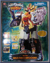 Deluxe Wild Force Megazord from Power Rangers Wild Force - Deluxe Megazords manufactured by Bandai [Front]