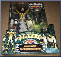 Lunar Wolf Battlized Warrior from Power Rangers Wild Force - Battlized manufactured by Bandai [Front]