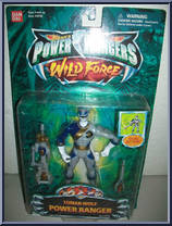 Lunar Wolf Power Ranger from Power Rangers Wild Force - Basic Series manufactured by Bandai [Front]