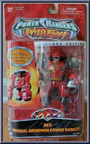 Red Primal-Morphin Power Ranger (gorilla) from Power Rangers Wild Force - Zord-Morphin manufactured by Bandai [Front]