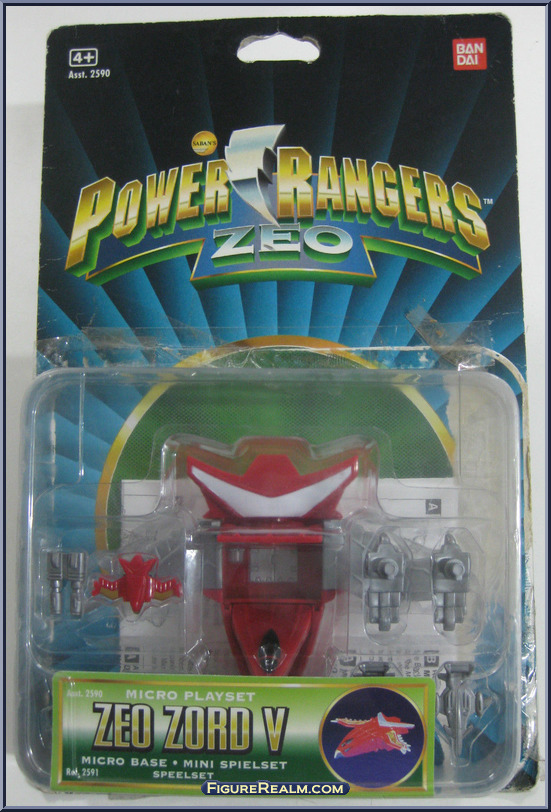 Power Rangers Zeo Micro Base Playset ZEO Zord V 1996 Bandai 2591 Saban 