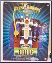 Auric from Power Rangers Zeo - Deluxe Zords manufactured by Bandai [Front]
