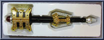 Golden Power Staff from Power Rangers Zeo - Role Playing manufactured by Bandai [Front]