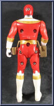 Red Ranger from Power Rangers Zeo - Jet Cycles manufactured by Bandai [Loose]