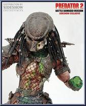 Battle Damaged Predator (Sideshow) from Predator - Predator 2 manufactured by Hot Toys [Loose]