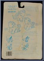 Clyde Horse (Purple) from Pretty Pets - Rainbow manufactured by Remco [Back]