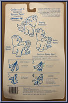 Clyde Horse (White) from Pretty Pets - Rainbow manufactured by Remco [Back]