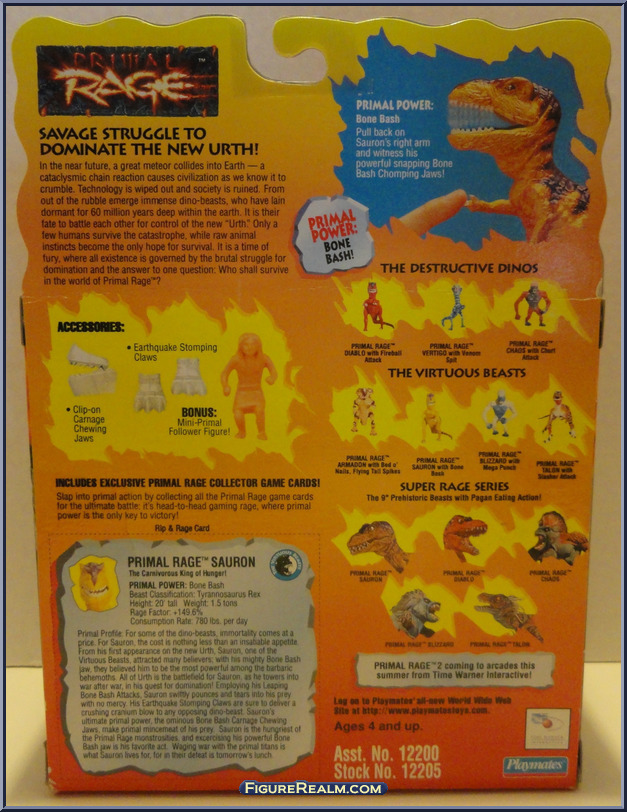 Playmates 1994 primal rage sauron