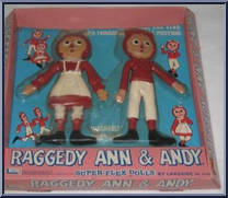 Raggedy Ann & Andy from Raggedy Ann & Andy - Super-Flex manufactured by Lakeside Toys [Front]