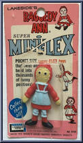 Raggedy Ann from Raggedy Ann & Andy - Miniflex manufactured by Lakeside Toys [Front]