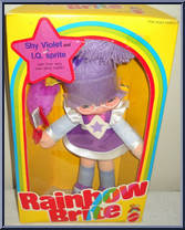 Shy Violet and I.Q. Sprite from Rainbow Brite - Dolls manufactured by Mattel [Front]