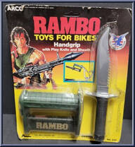 Handgrip #1 from Rambo - Toys for Bikes manufactured by Arco [Front]