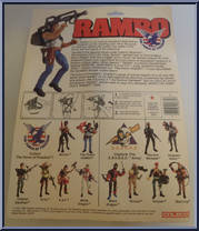 Rambo (Fire Power) from Rambo - Basic Series manufactured by Coleco [Back]