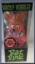 Rat Fink (Fire) from Rat Fink - Wacky Wobblers manufactured by Funko [Front]