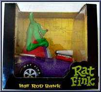 Rat Fink (Hot Rod Bank) from Rat Fink - Banks manufactured by Funko [Front]