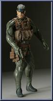 Solid Snake (olive uniform) Action Figure