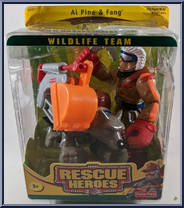 Al Pine & Fang from Rescue Heroes - Wildlife Team manufactured by Fisher-Price [Front]