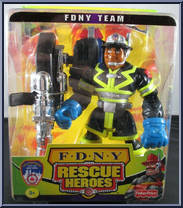 Manny Hattan from Rescue Heroes - FDNY Team manufactured by Fisher-Price [Front]