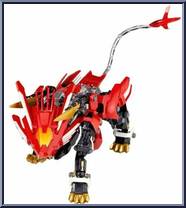 Zoids - Blade Liger - Leon (Red) from Revoltech - Limited Editions manufactured by Kaiyodo [Loose]
