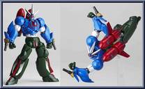 Getter Robo - Getter Go from Revoltech - Basic Series manufactured by Kaiyodo [Loose]