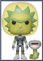 Space Suit Rick (with Snake) from Rick and Morty - Pop! Vinyl Figures manufactured by Funko [Loose]