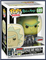 Space Suit Rick (with Snake) from Rick and Morty - Pop! Vinyl Figures manufactured by Funko [Front]