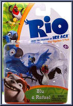 Blu & Rafael from Rio - Mini Figurines manufactured by Manley [Front]