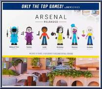 Arsenal Reloaded (DevSeries) from Roblox - Box Sets manufactured by Jazwares [Back]