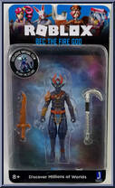 Bec the Fire God from Roblox - Virtual 5 manufactured by Jazwares [Front]