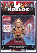 Loyal Pizza Warrior from Roblox - Virtual 3 manufactured by Jazwares [Front]