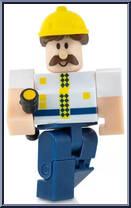 Mall Tycoon: Mall Cop Marty from Roblox - Deluxe Mystery Packs - Series 3 manufactured by Jazwares [Loose]