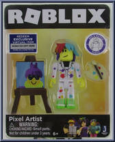 Pixel Artist from Roblox - Virtual 1 manufactured by Jazwares [Front]