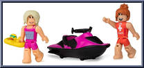 Plaza: Jet Skiers from Roblox - Virtual 1 manufactured by Jazwares [Loose]