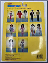 Street Clothes from Robotech - Outfits manufactured by Matchbox [Back]