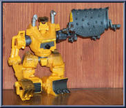 X-Cavator from Rock'em Sock'em Robots - Deluxe Robots manufactured by Mattel [Loose]