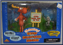 Bullwinkle J. Moose and Rocket J. Squirrel from Rocky & Bullwinkle - Basic Series manufactured by Exclusive Premiere [Front]