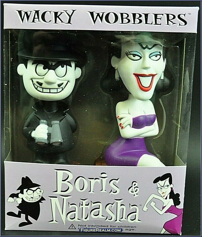 Boris & Natasha - Rocky & Bullwinkle - Wacky Wobblers