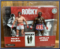 Rocky Balboa (Post Fight) / Apollo Creed from Rocky - Exclusives manufactured by Neca [Front]