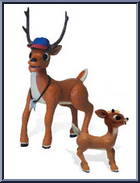 Comet & Fireball from Rudolph - Series 3 manufactured by Forever Fun [Loose]