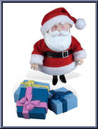 Santa Claus (Deluxe) from Rudolph - Series 6: 3 3/4 inch manufactured by Forever Fun [Loose]