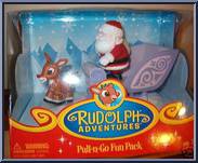 Pull-n-Go Santa's Sleigh from Rudolph - Interactive Toys manufactured by Forever Fun [Front]
